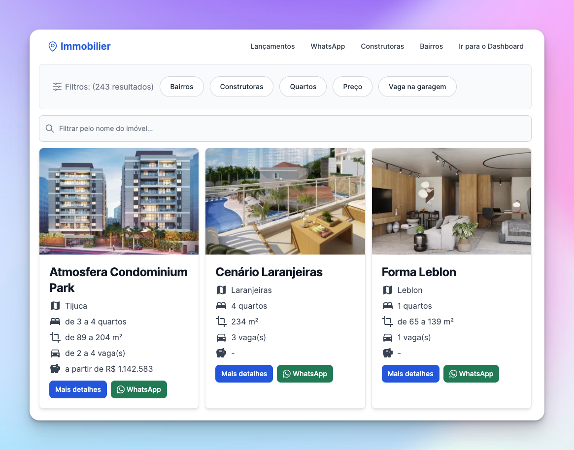 Immobilier screenshot